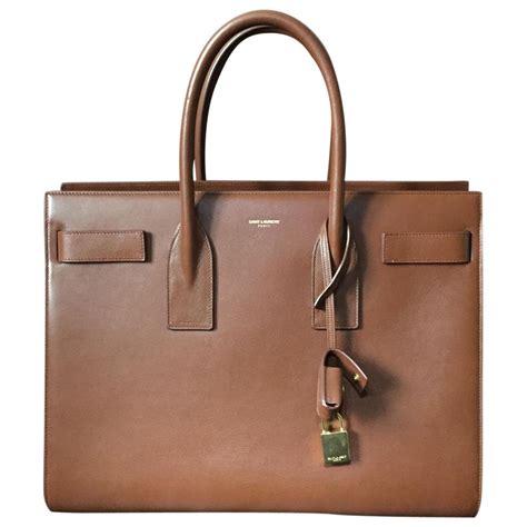 yves saint laurent original bag brown|yves st laurent handbags vintage.